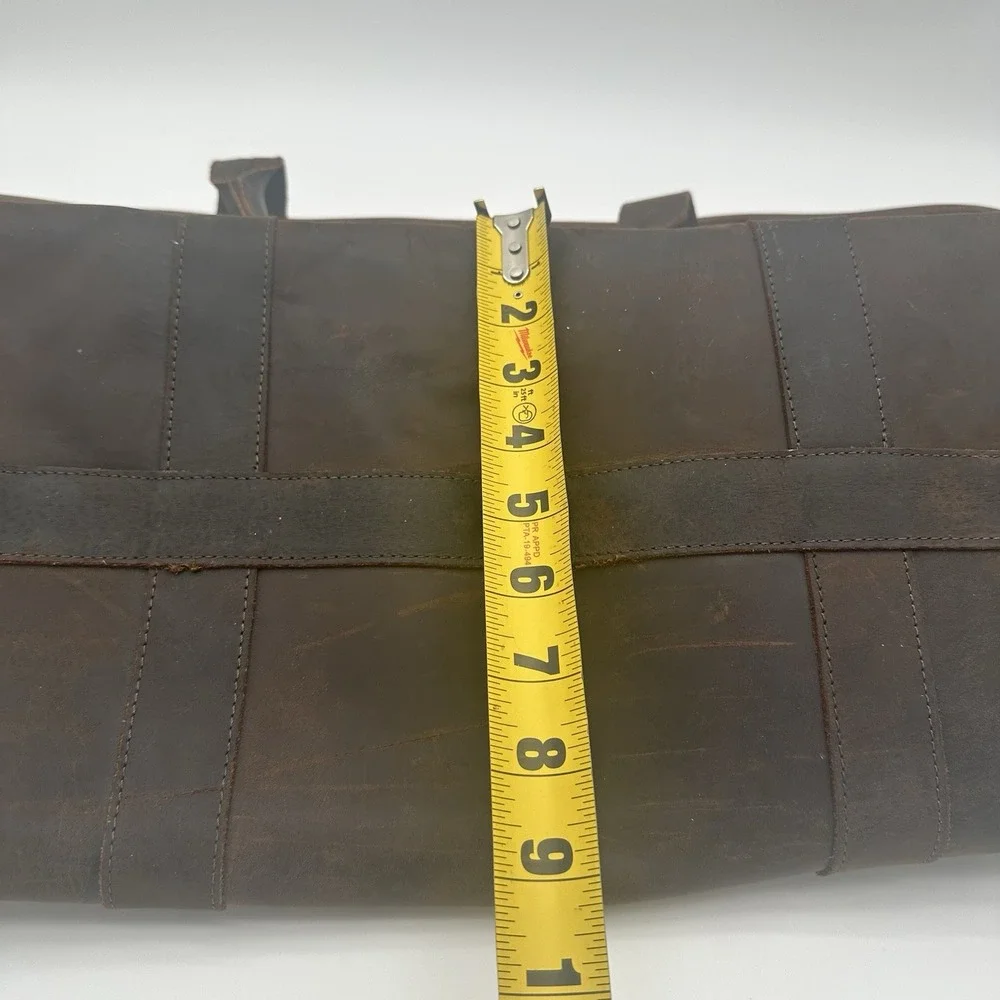 Vintage Canyon Outback‎ Jeffries Leather Canvas Duffle Bag 25